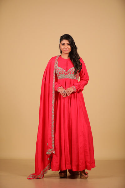 Rani Anarkali Suit Set