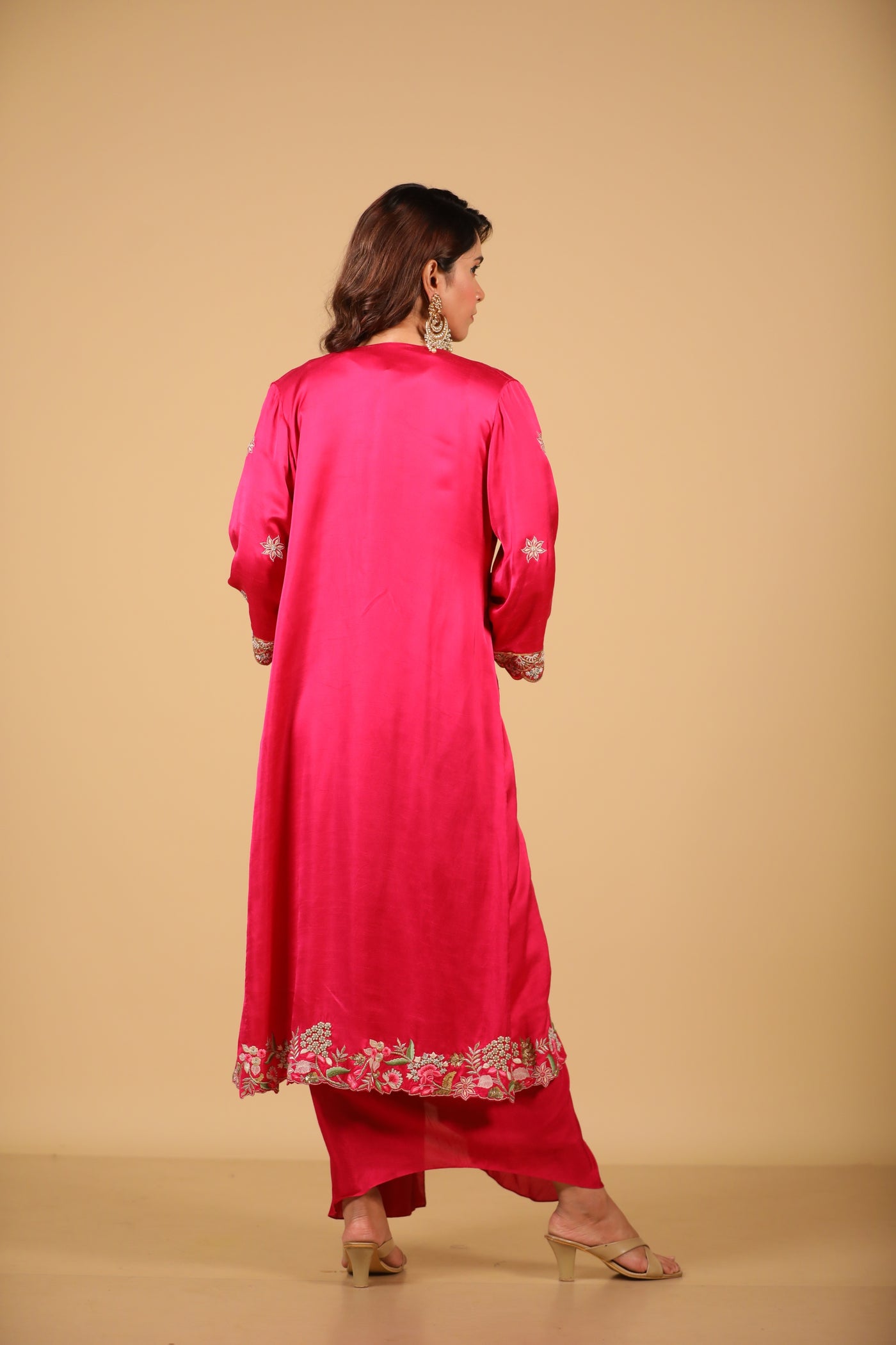 Rani Heavy Embroidered Jacket with Skirt