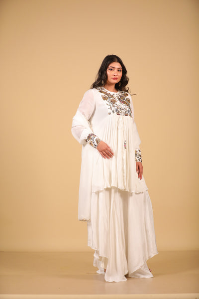 Off White Sequence Sharara Set