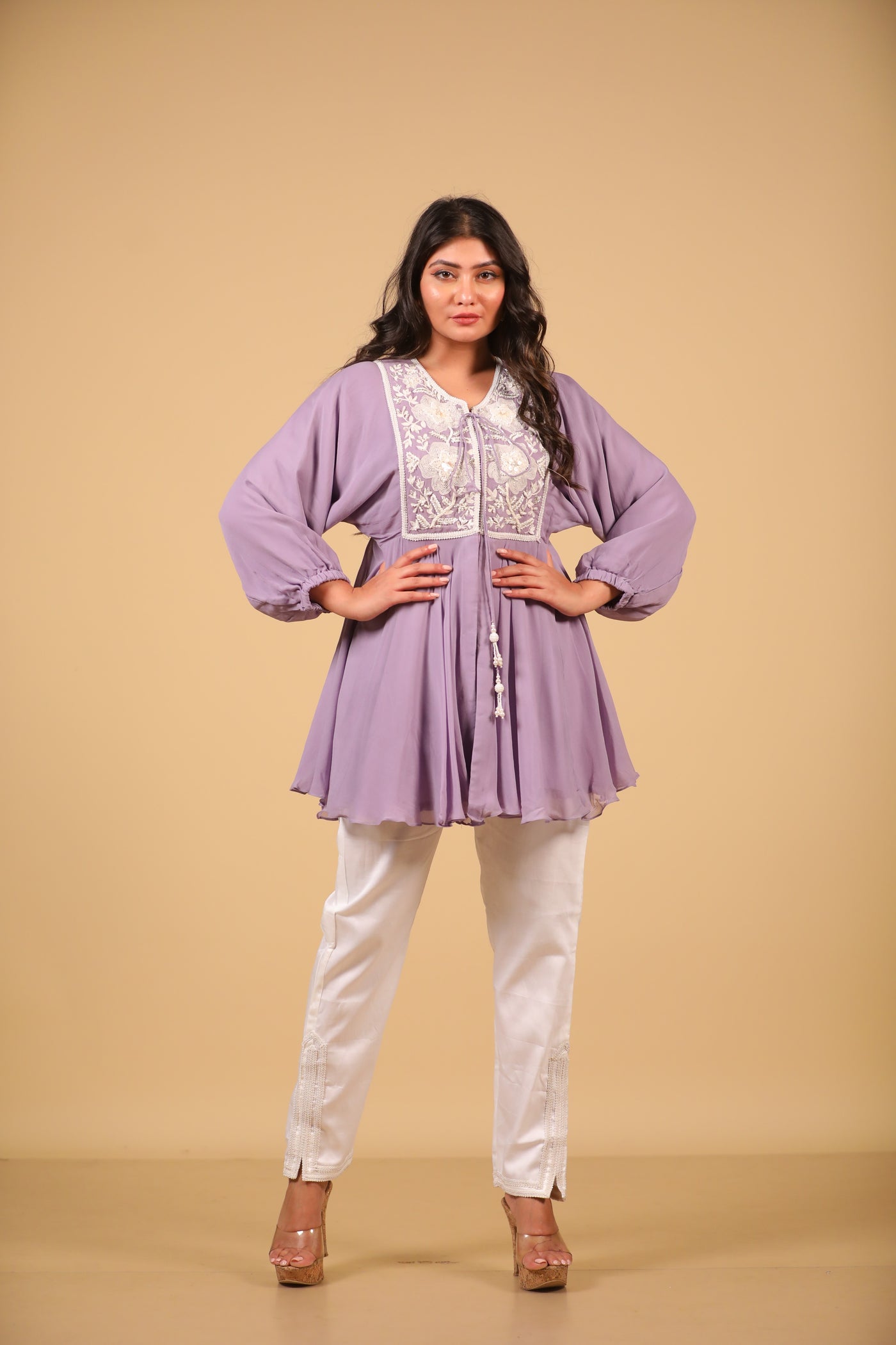 Mauve Tunic And Pants