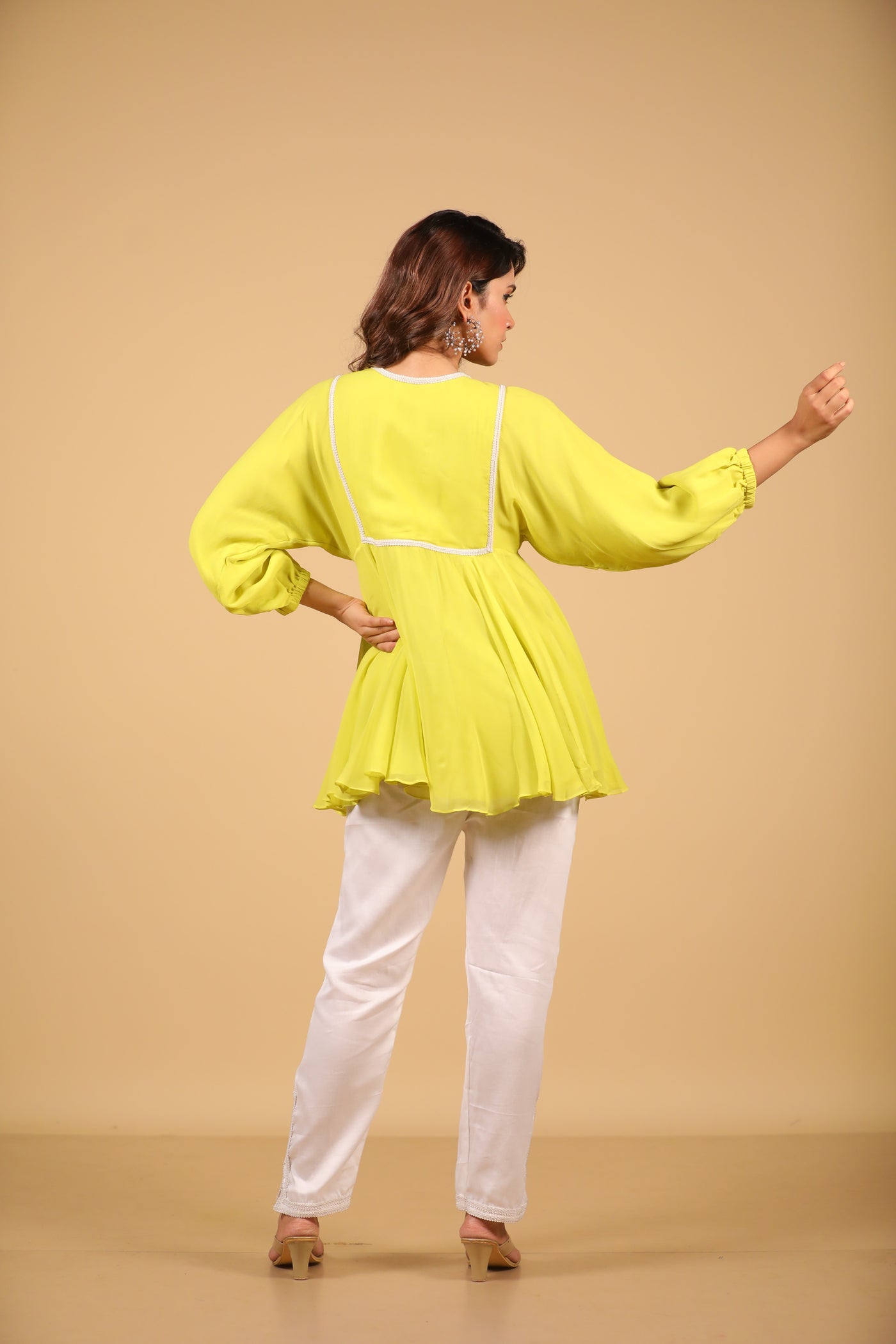 Yellow Tunic And Pants