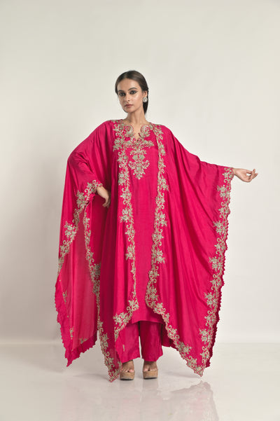 Rani Cape With Kurta & Palazoo