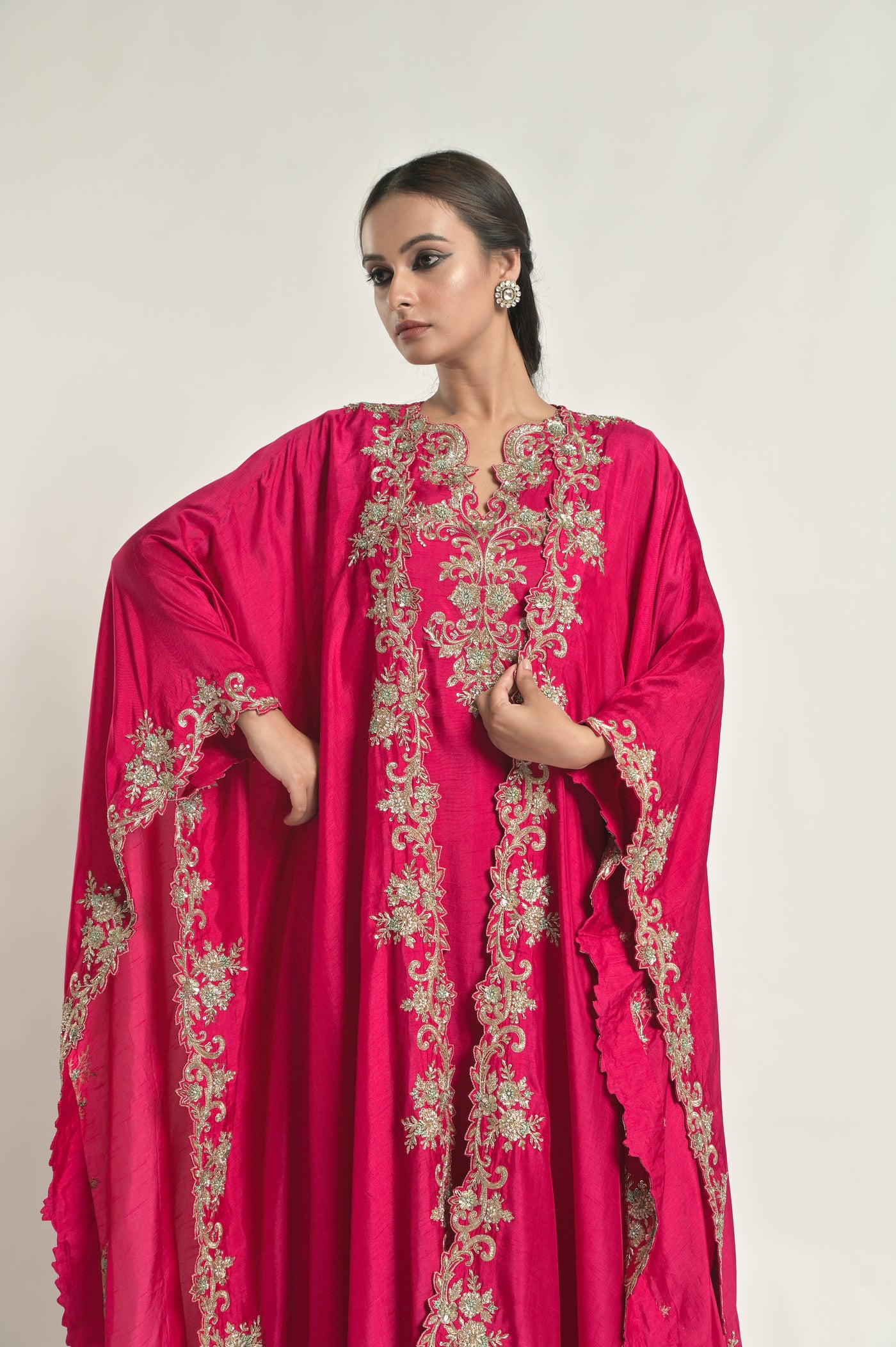 Rani Cape With Kurta & Palazoo