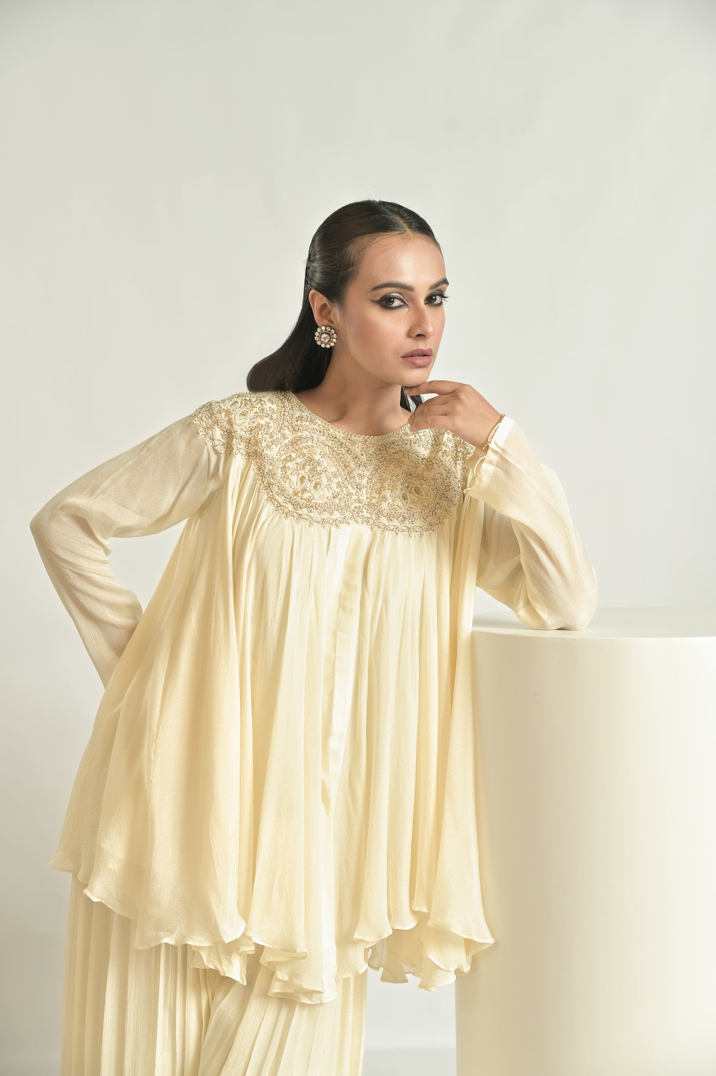 Ivory Sharara Set